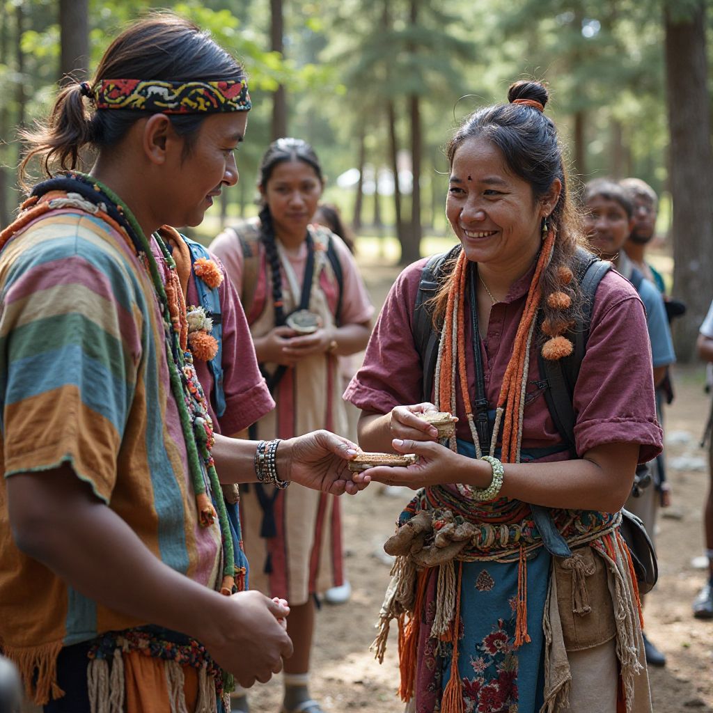 Indigenous cultural partnership ceremony traditional knowledge sharing